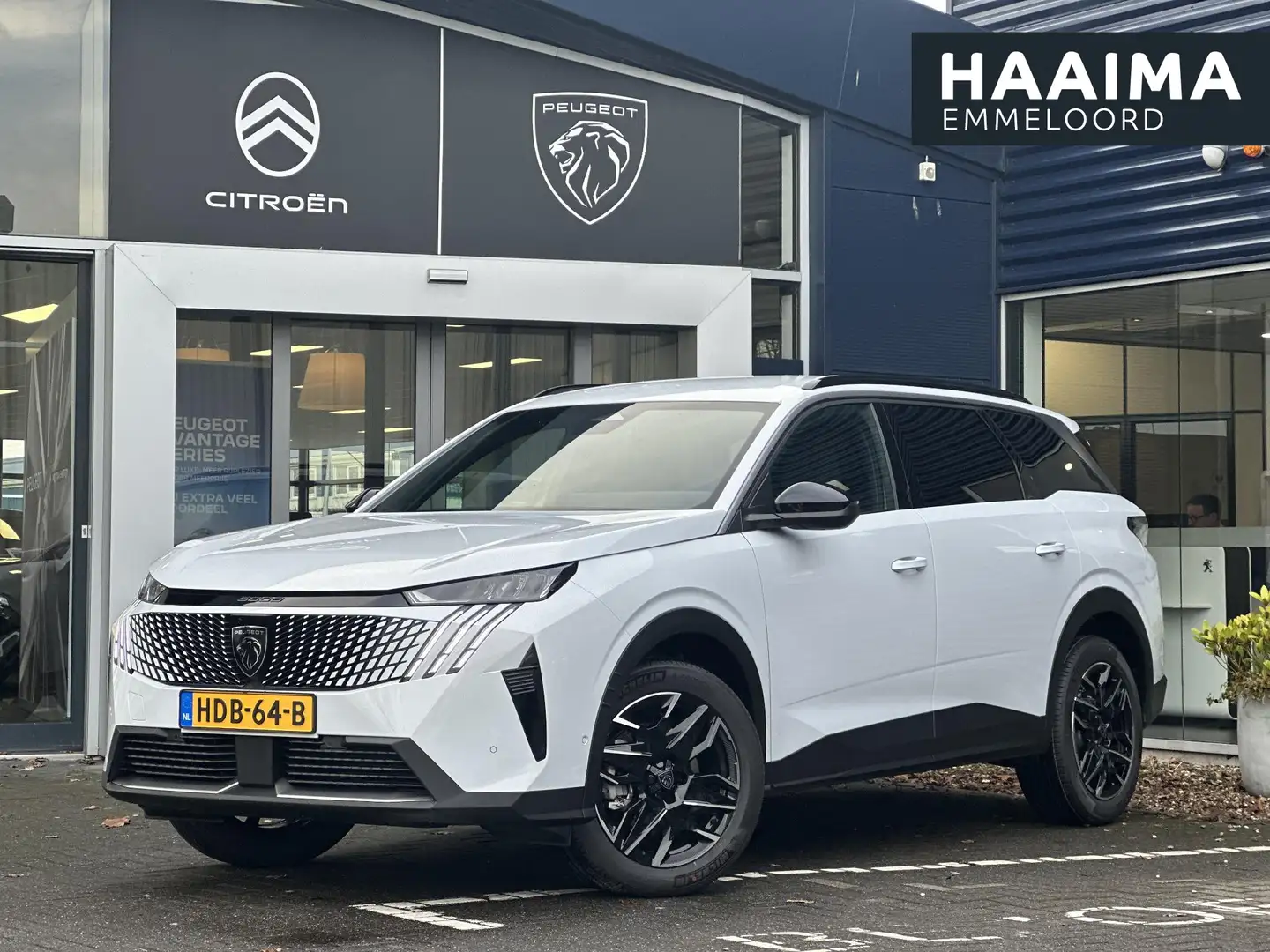 Peugeot 5008 1.2 Hybrid 136pk Allure | 360 Parkeercamera/-senso Bianco - 1