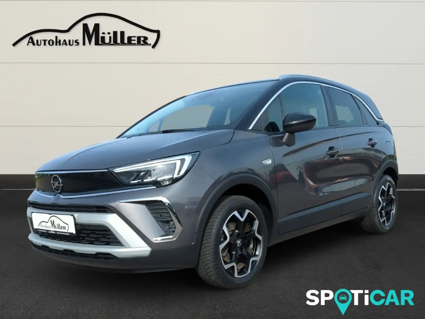 Opel Crossland Ultimate 1.2 Turbo +Alcantara+Kamera+Keyless+ Grau - 1