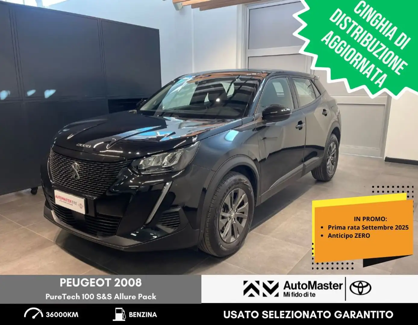 Peugeot 2008 PureTech 100 S&S Allure Pack Nero - 1