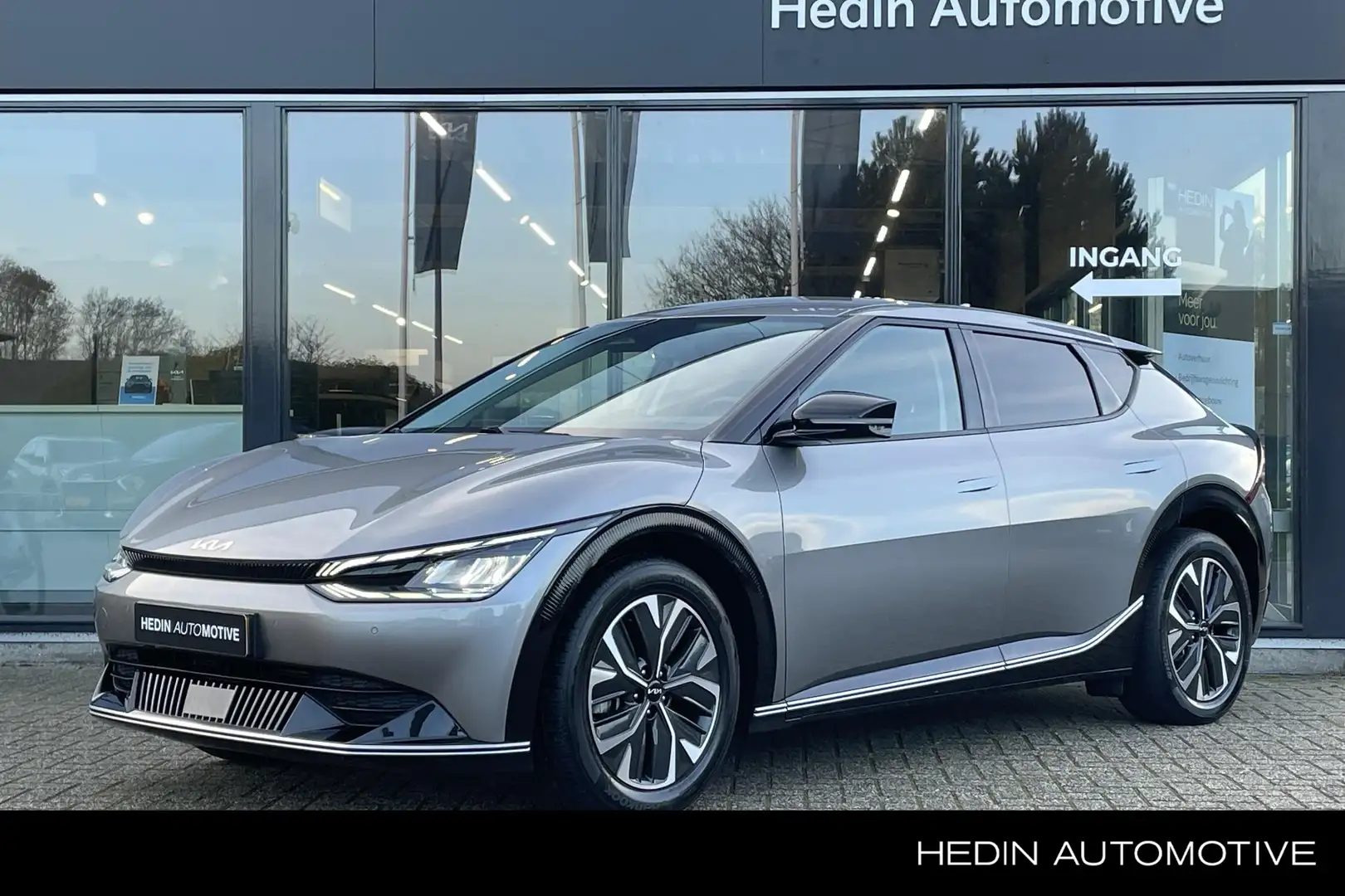 Kia EV6 Plus 77.4 kWh | Navigatie | Leder | Elek. Stoelen Grijs - 1