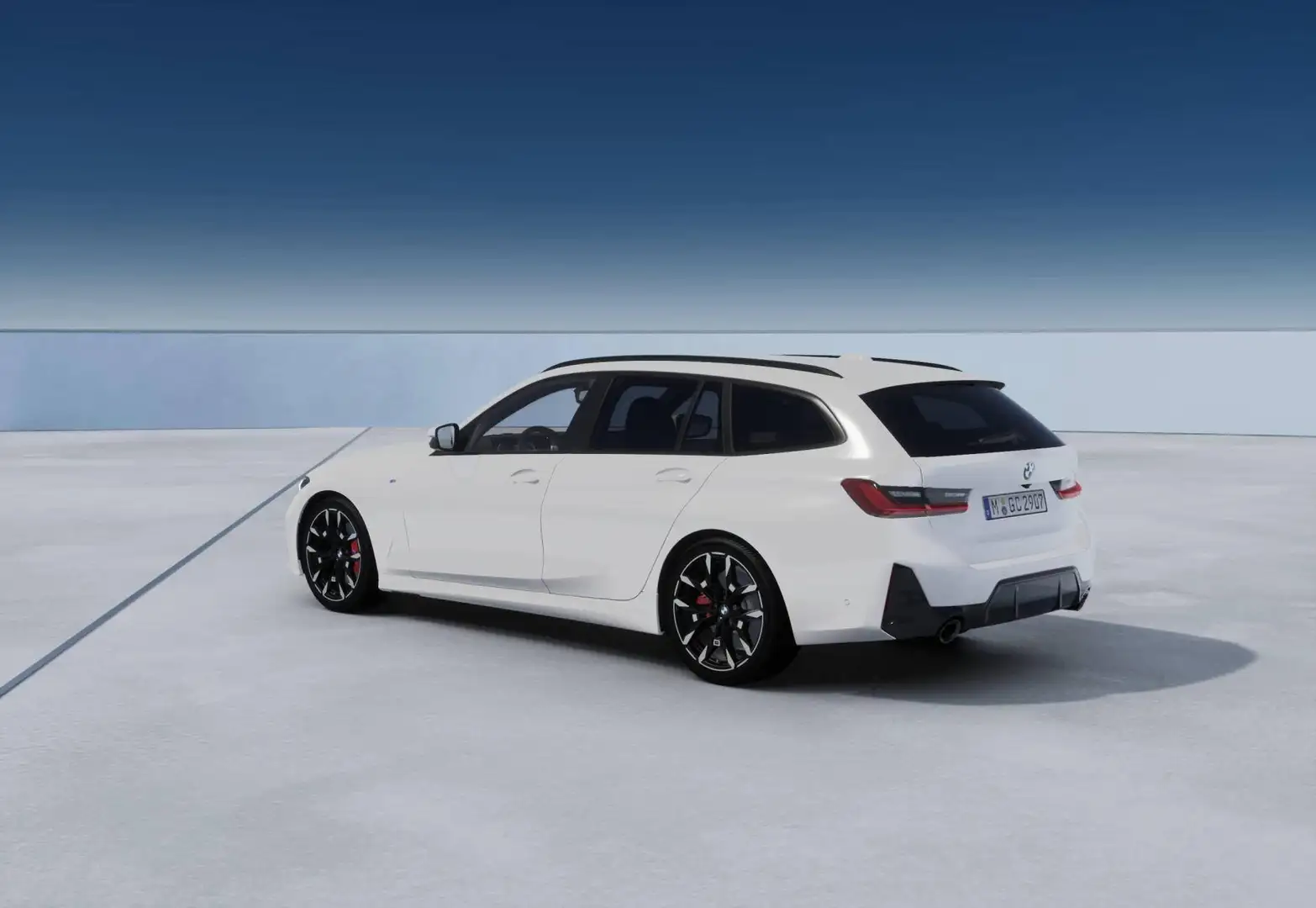 BMW 320 320i Touring MSport Pro Bianco - 2