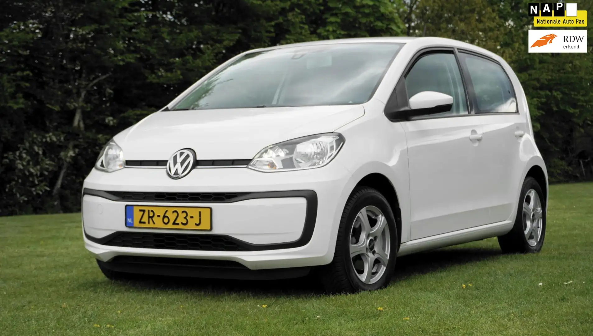 Volkswagen up! 1.0 BMT move up! 5 drs Airco blue tooth Wit - 1