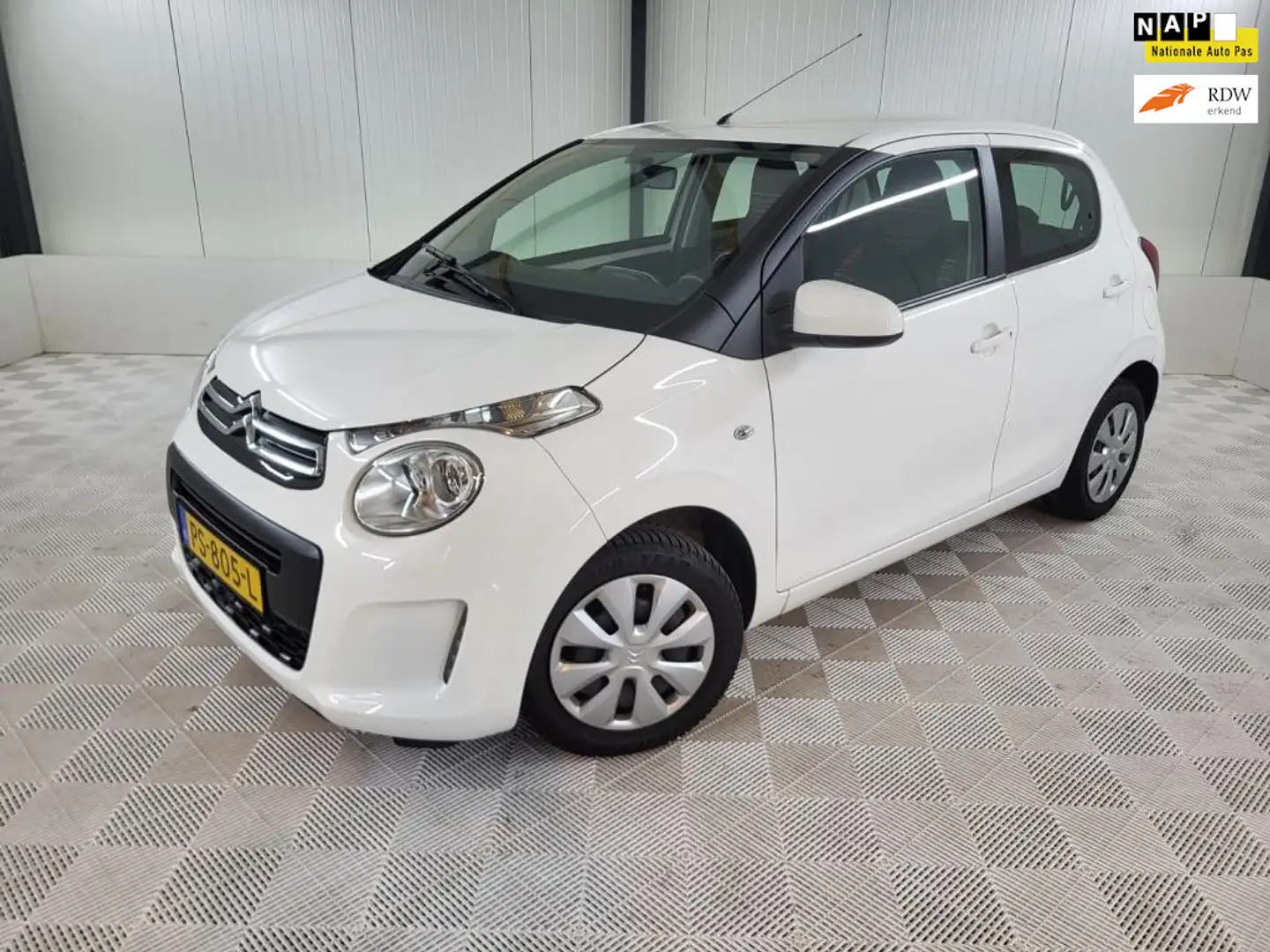 Citroen C1 1.0 e-VTi Feel, Airco Blanc - 1