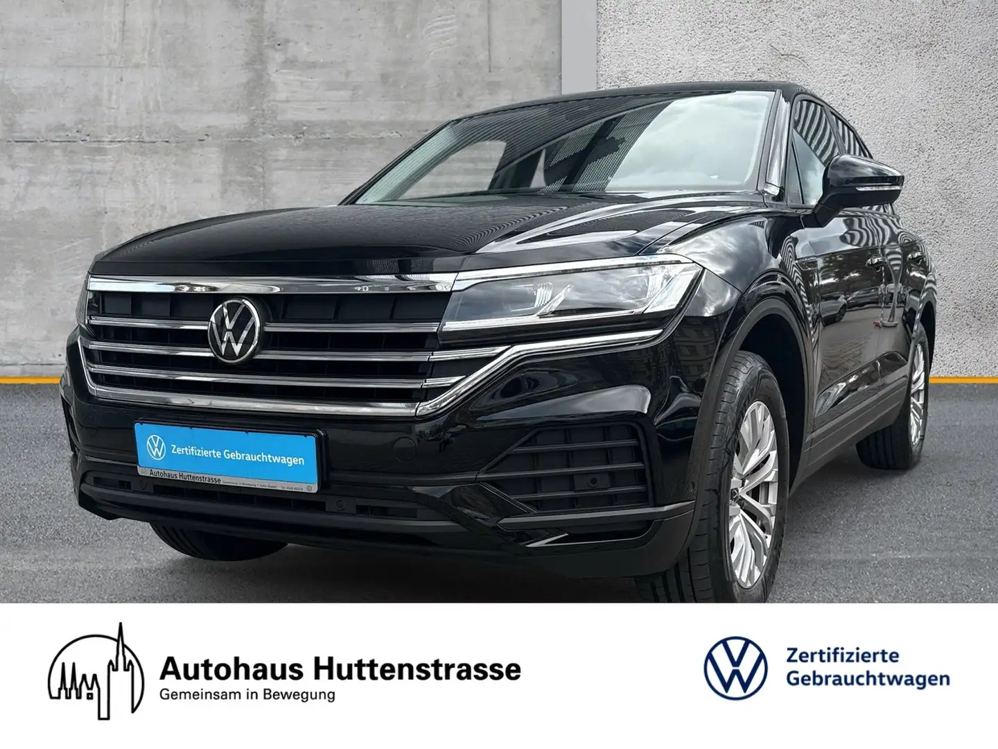Volkswagen Touareg 3.0 TDI V6 4M STANDHZG ACC KAMERA APP Schwarz - 1