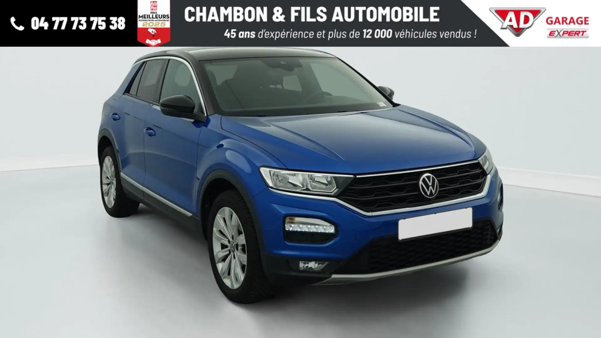 Volkswagen T-Roc 1.5 TSI 150 EVO START STOP BVM6 CARAT Bleu - 1