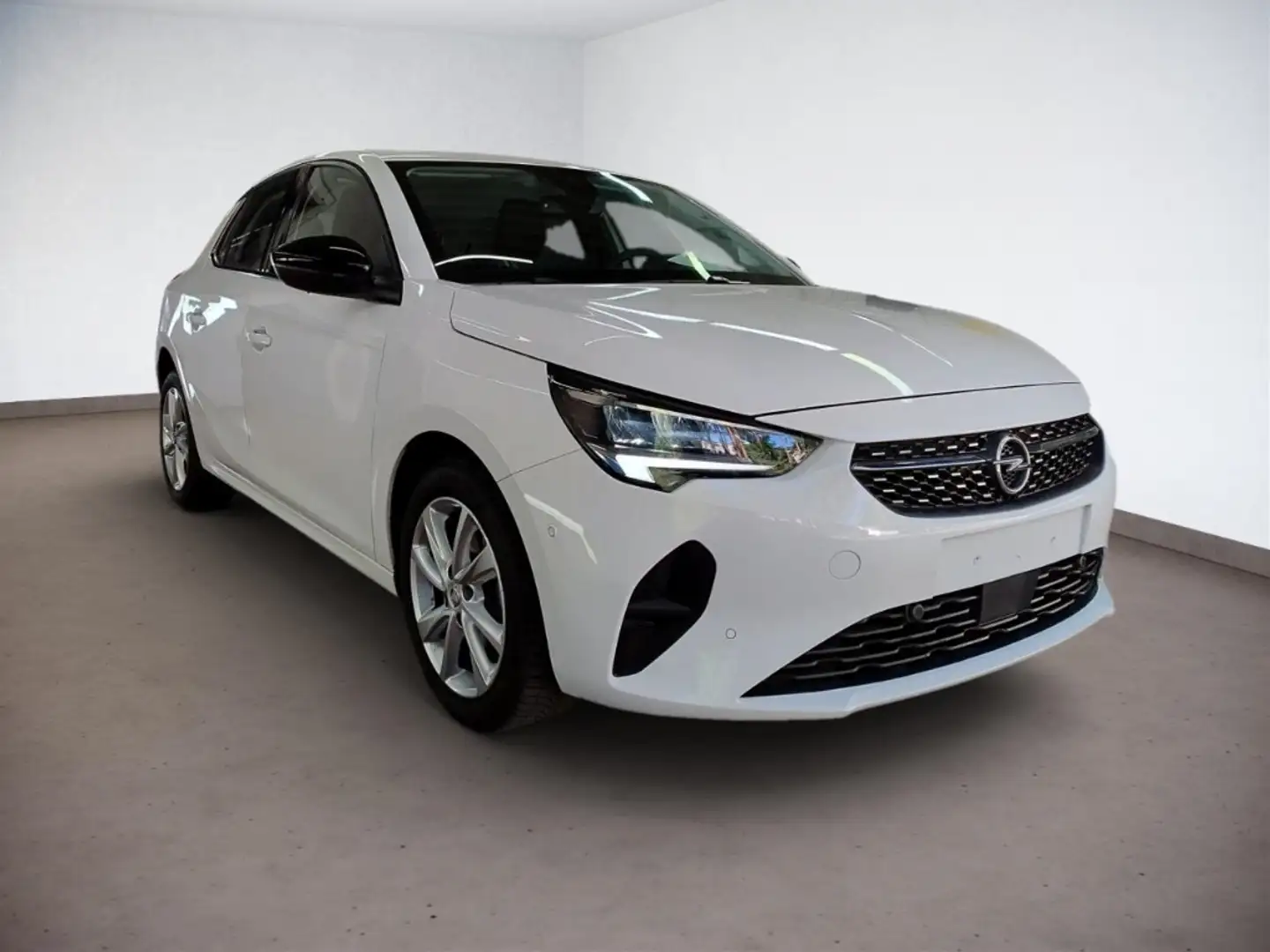 Opel Corsa F 1.2 Turbo Elegance Navi LED Apple CarPlay Androi Blanc - 1