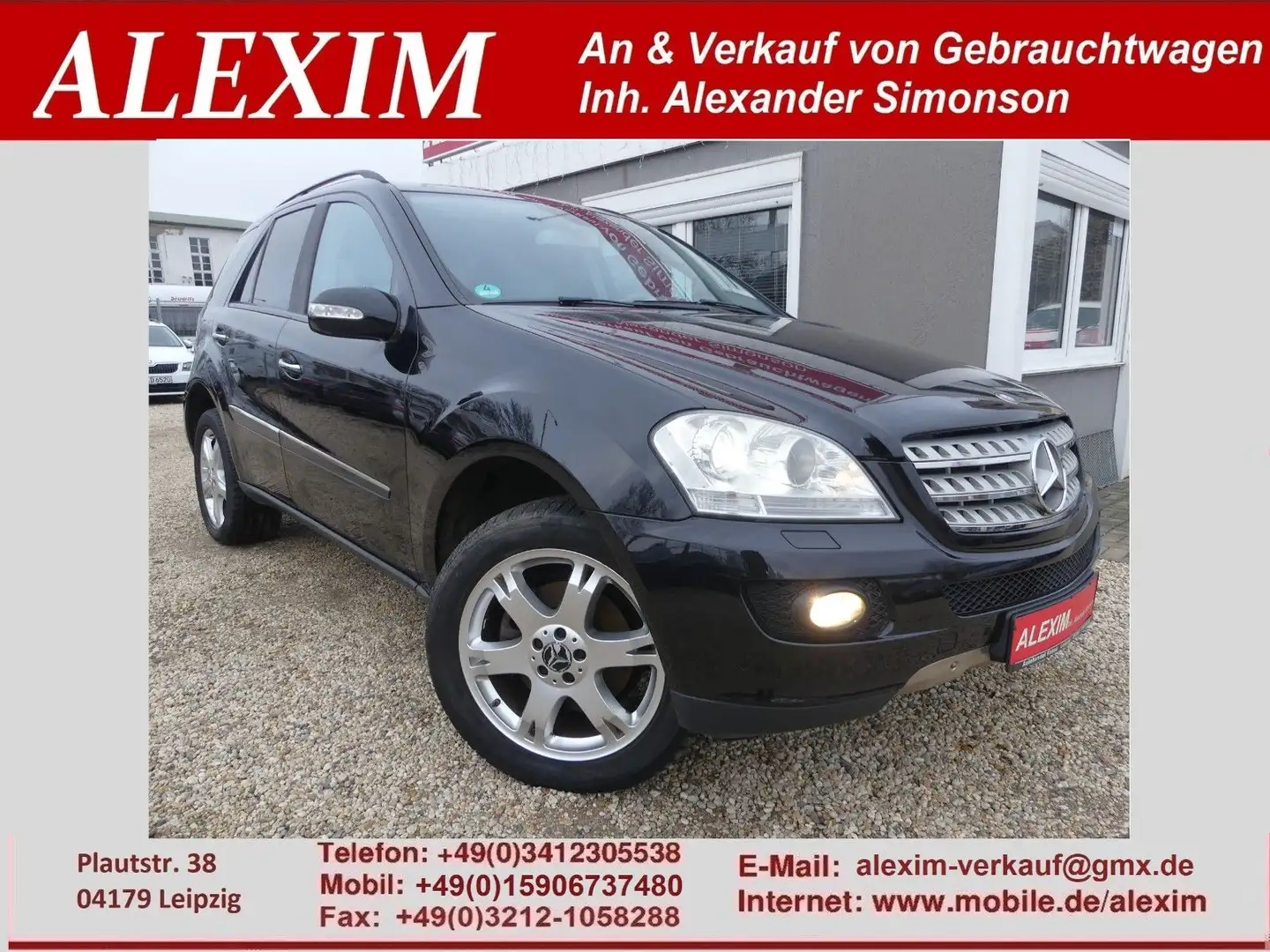 Mercedes-Benz ML 320 cdi/Xenon/Lüftfederung/Navi/Leder Noir - 1