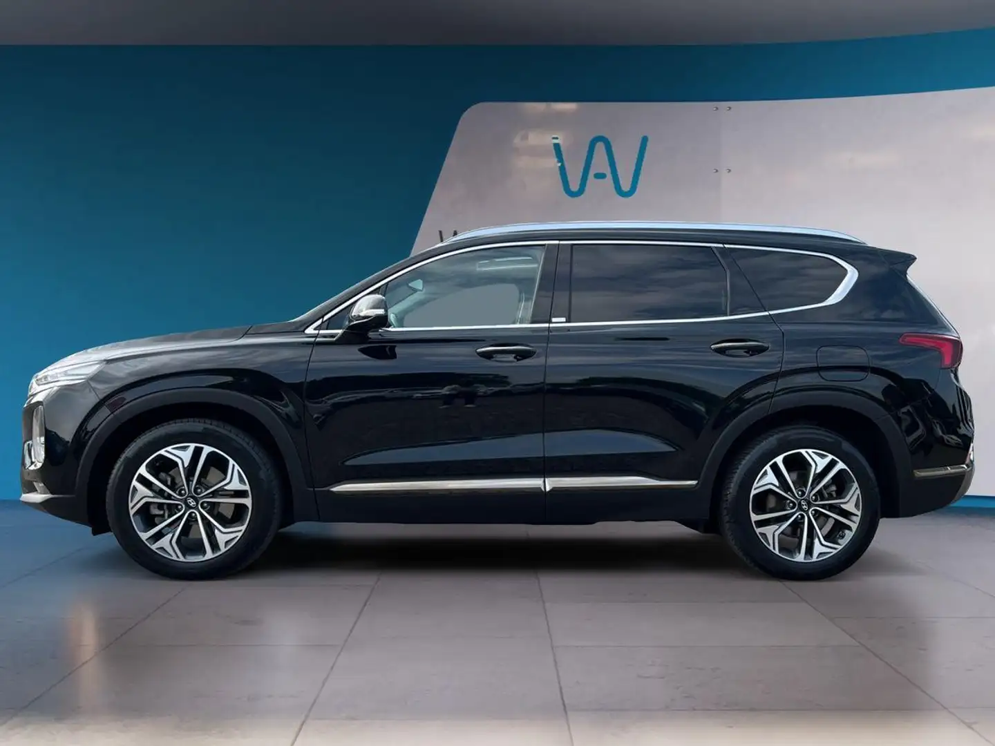 Hyundai SANTA FE 2.2 CRDi AWD PREMIUM LEDER PANO ACC LED Noir - 2