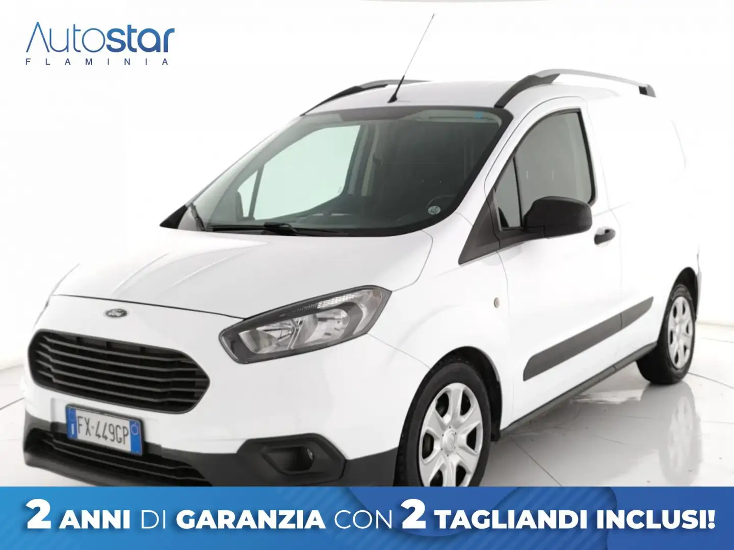 Ford Transit Courier 1.5 tdci 75cv S&S Trend my20 Bianco - 1