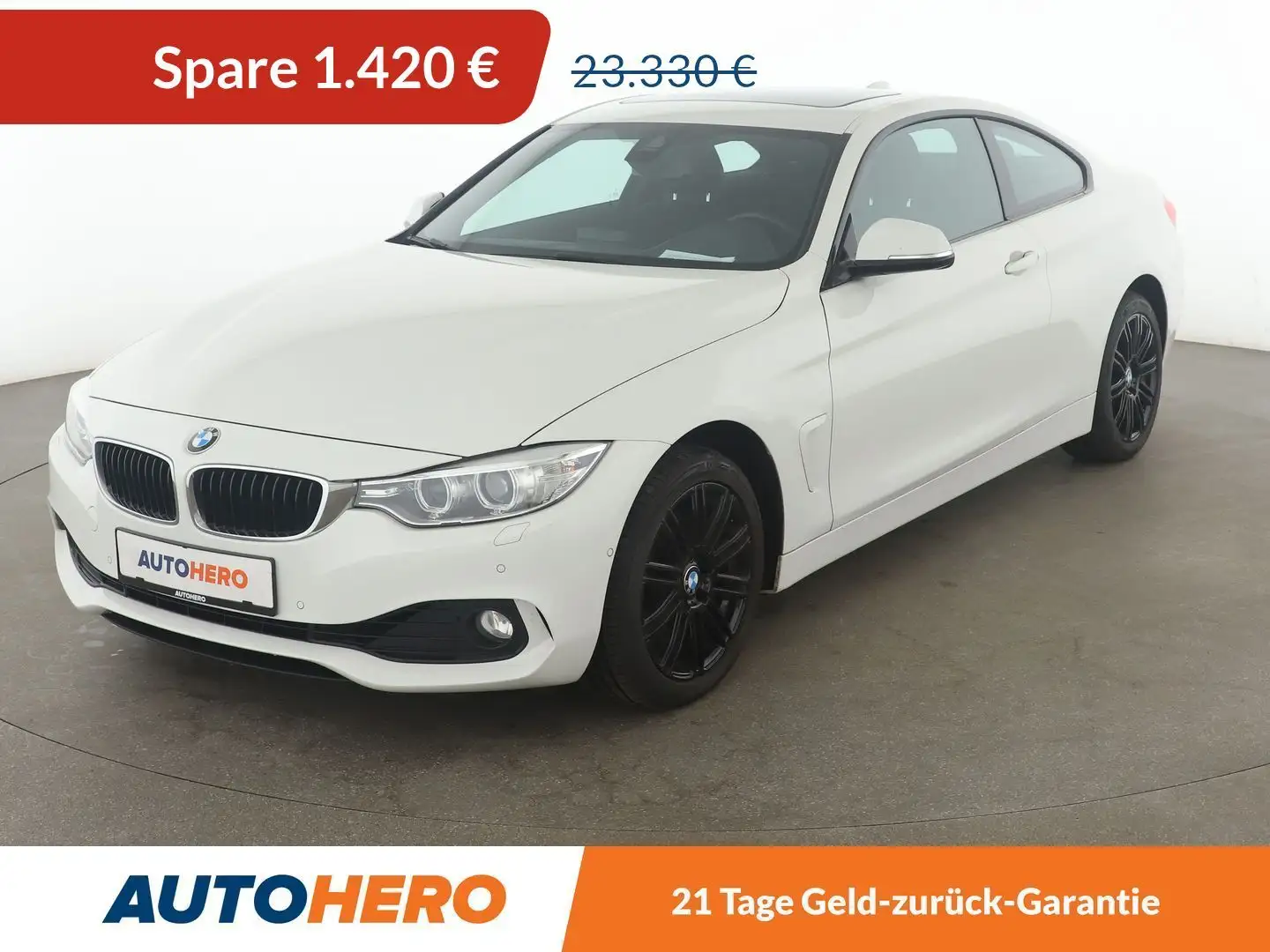 BMW 430 430d xDrive Advantage Aut.*XENON*NAVI*TEMPO*PDC* Blanc - 1