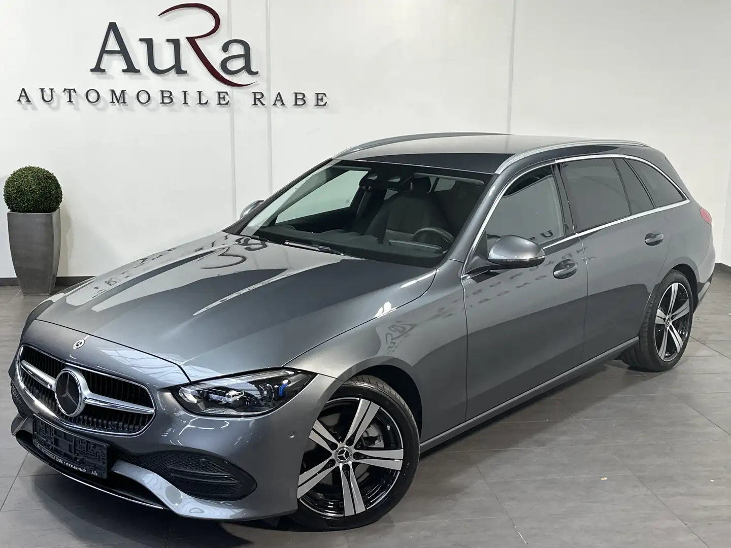 Mercedes-Benz C 220 T Avantgarde NAV+LED+AHK+CARPLAY+VC+ACC Gris - 1