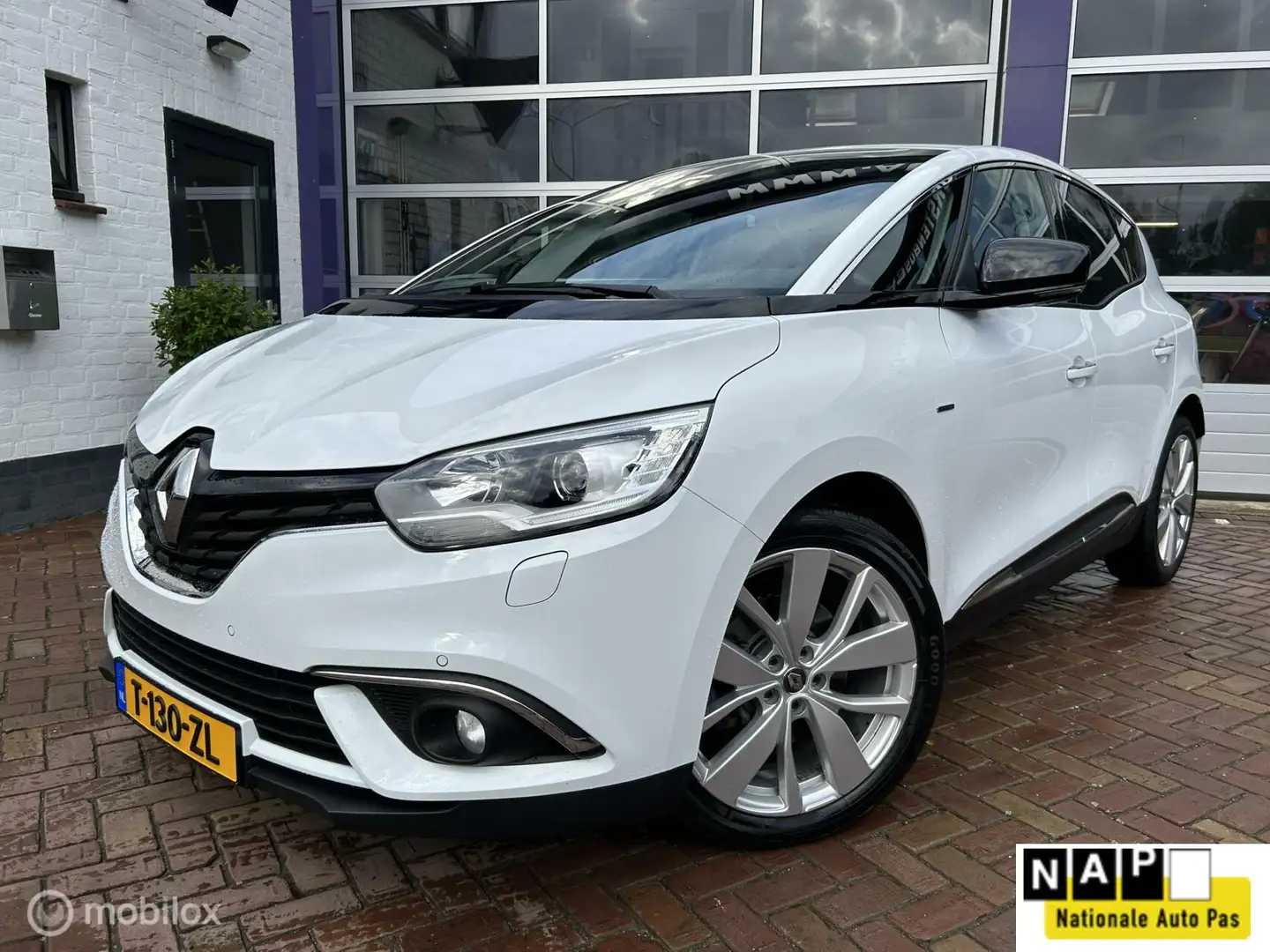 Renault Scenic 1.3 TCe Limited * AUTOMAAT * NAVIGATIE * White - 1