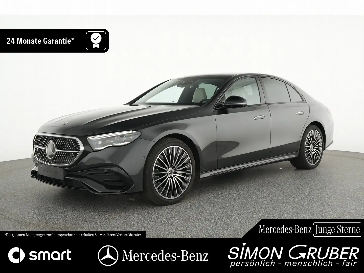 Mercedes-Benz E 450 d 4M AMG Superscreen Airmatic Pano Burm 4D Grijs - 1