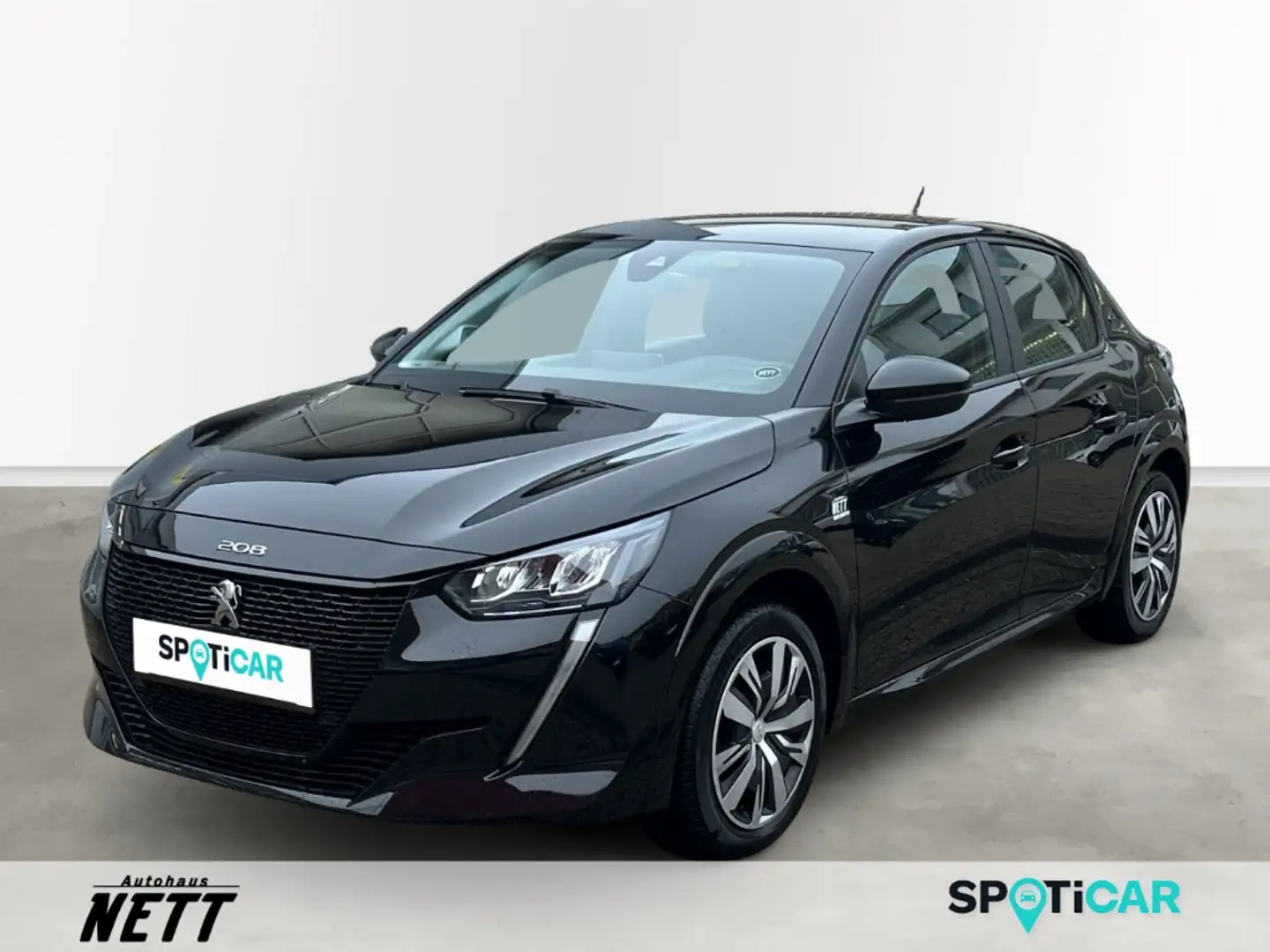 Peugeot 208 -e Active Pack Elektromotor 136 Schwarz - 1