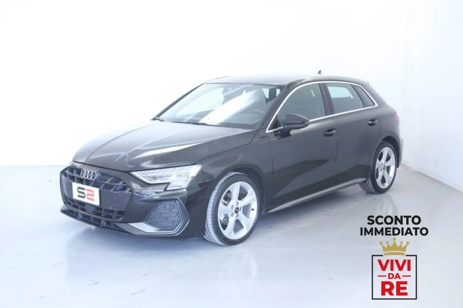 Audi A3 SPB 35 TDI S tronic S line ed. *SCONTO IMMEDIATO* Zwart - 1