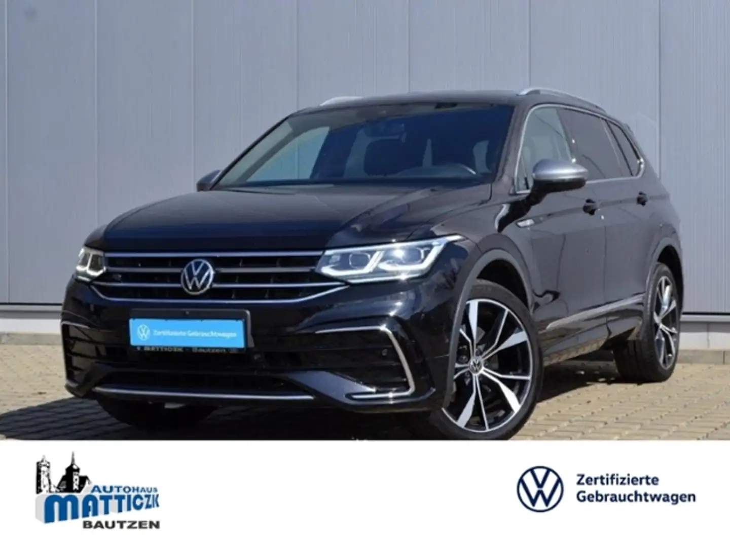 Volkswagen Tiguan Allspace 2.0 TDI 200 PS 4M DSG R-Line VOLL AHK/20-ZOLL+DCC Noir - 1