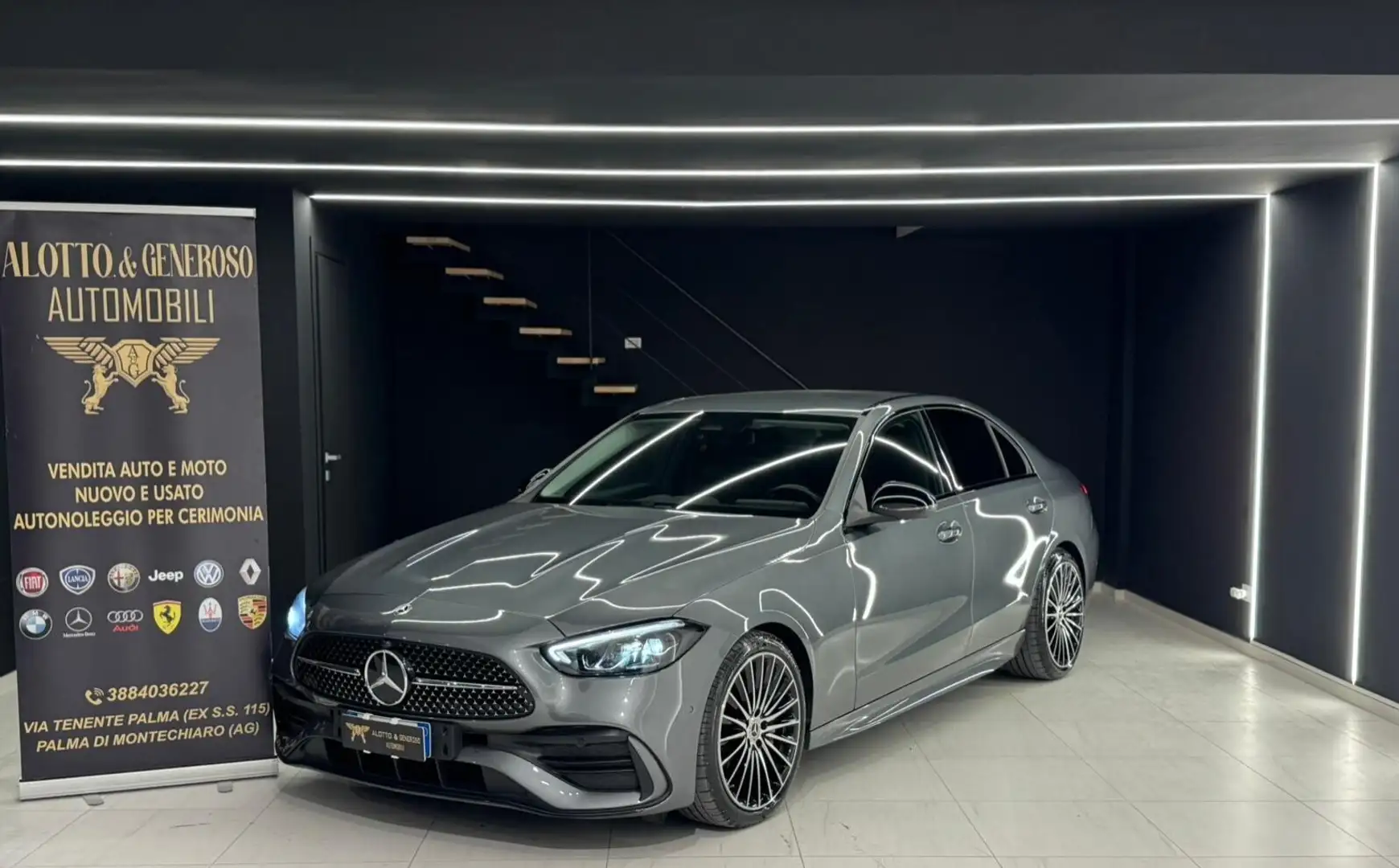 Mercedes-Benz C 220 C 220 d Mild hybrid Premium Plus Gris - 1