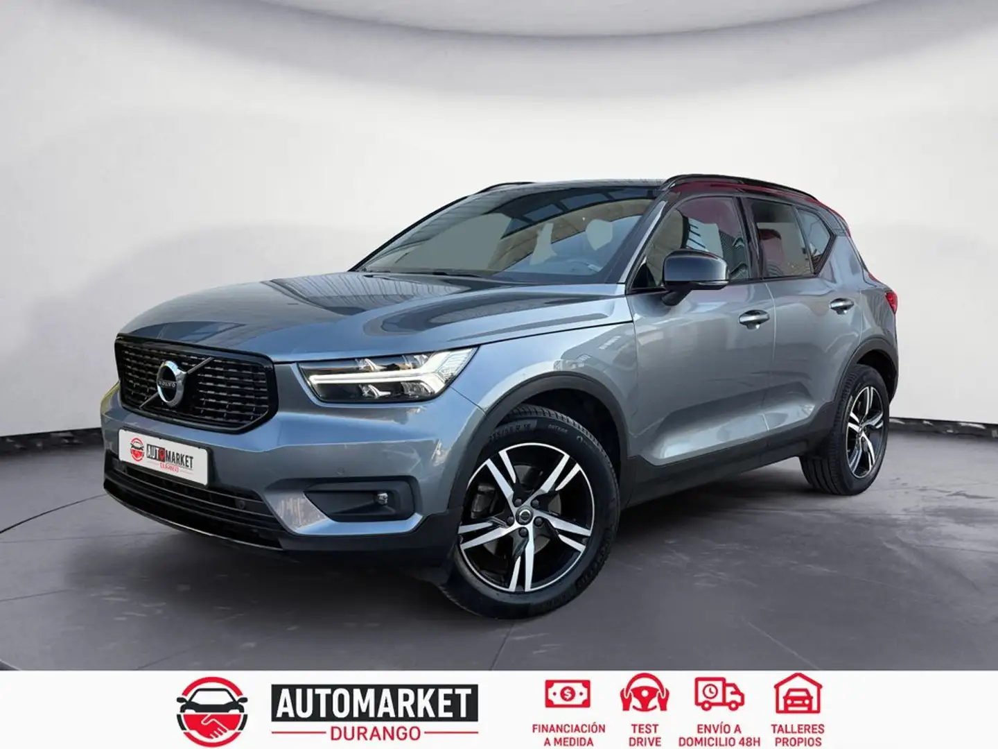 Volvo XC40 T4 R-Design Aut. Gris - 1