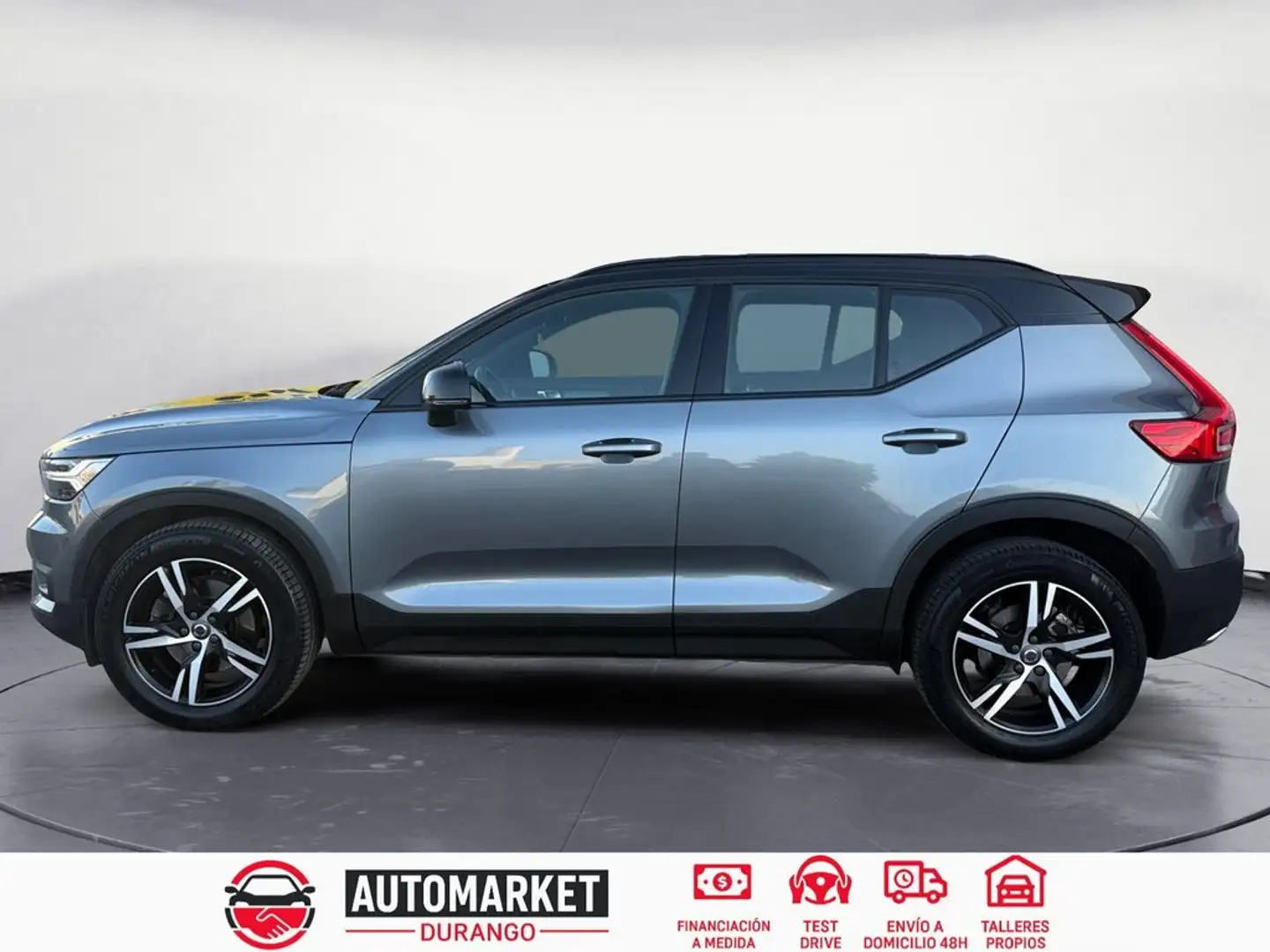 Volvo XC40 T4 R-Design Aut. Gris - 2
