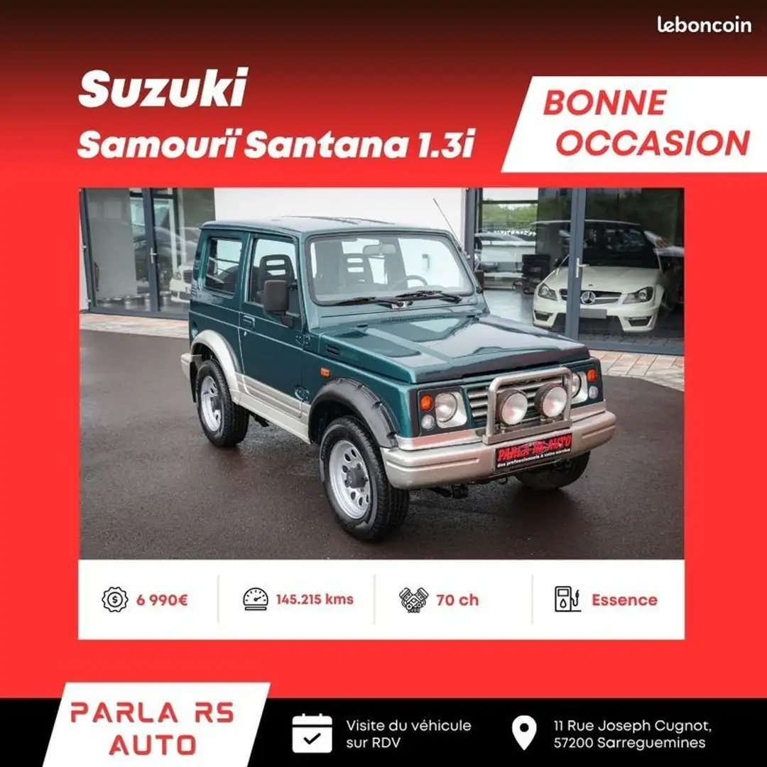 Suzuki Samurai Samouraï Santana 1.3i 70ch Vert - 1