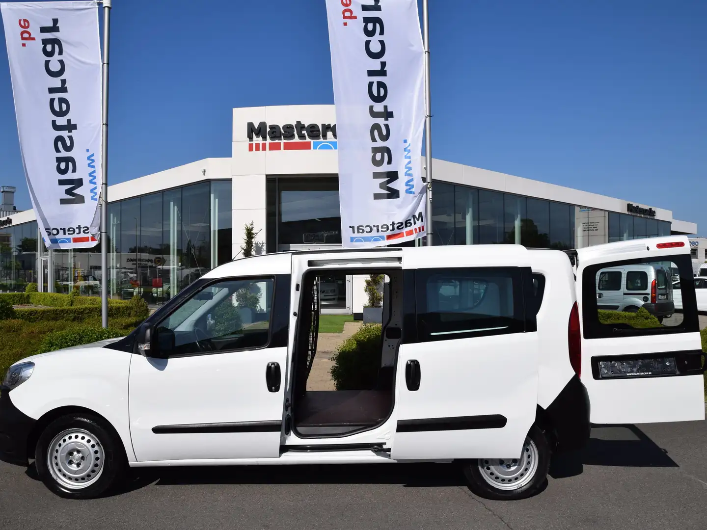 Fiat Doblo Combo Maxi 1.3 jtd Lang Chassis Blanc - 2