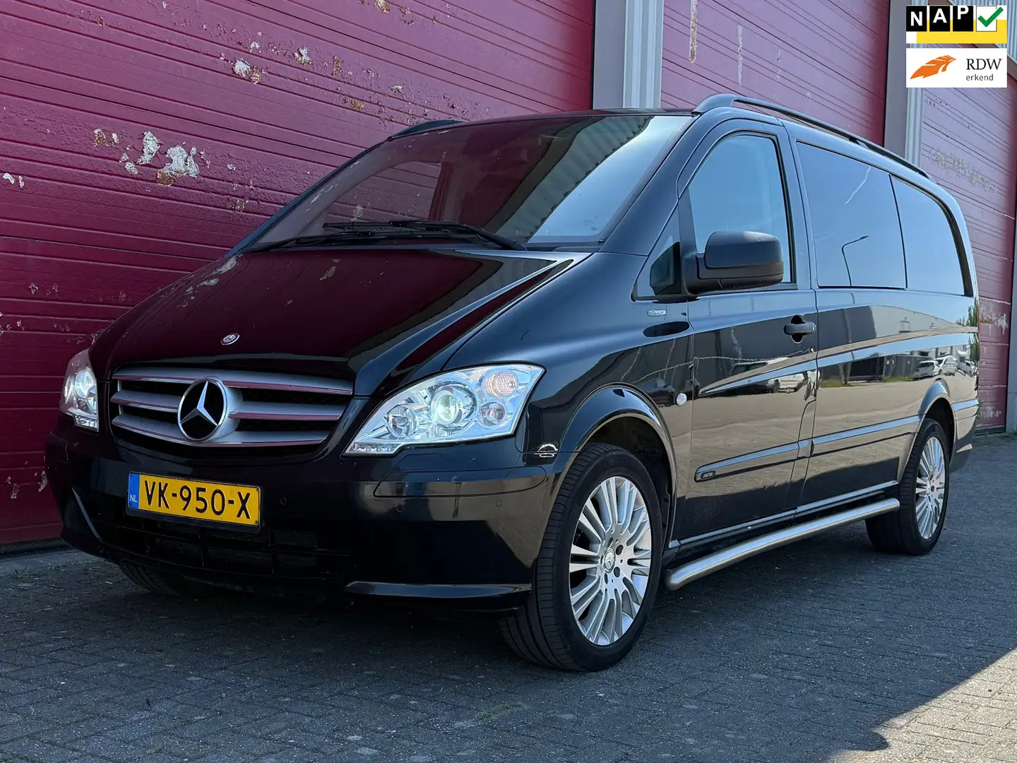 Mercedes-Benz Vito 116 CDI L. Dubbel C. MARGE Xenon Ambition Noir - 1