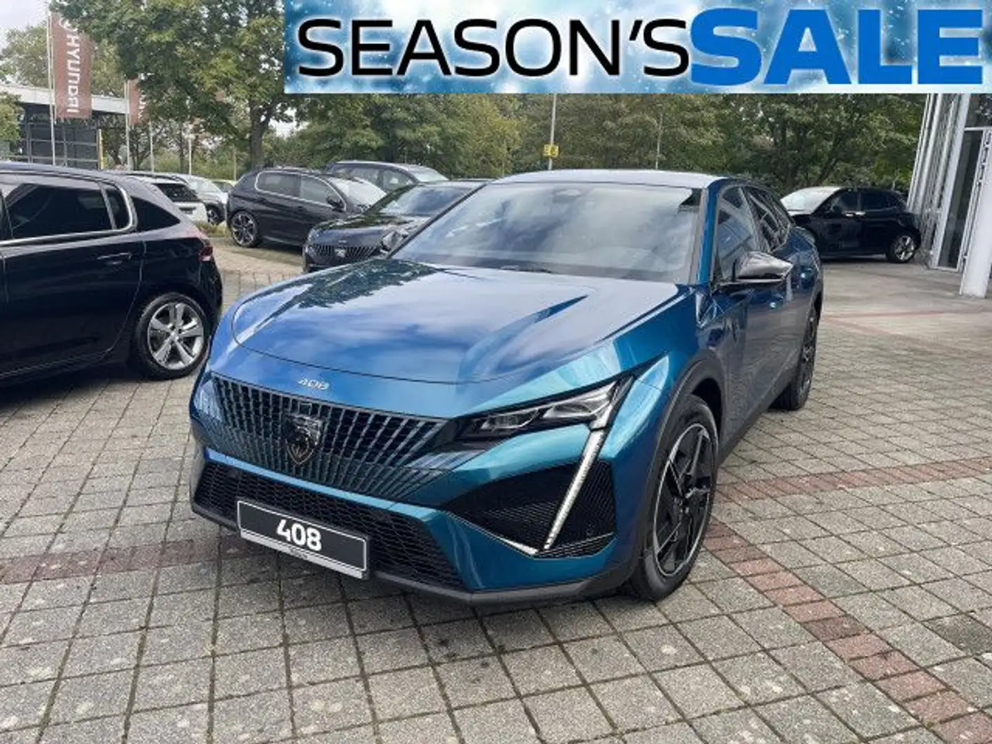 Peugeot 408 GT PureTech 130 EAT8 Bluetooth Navi LED Klima Bleu - 1