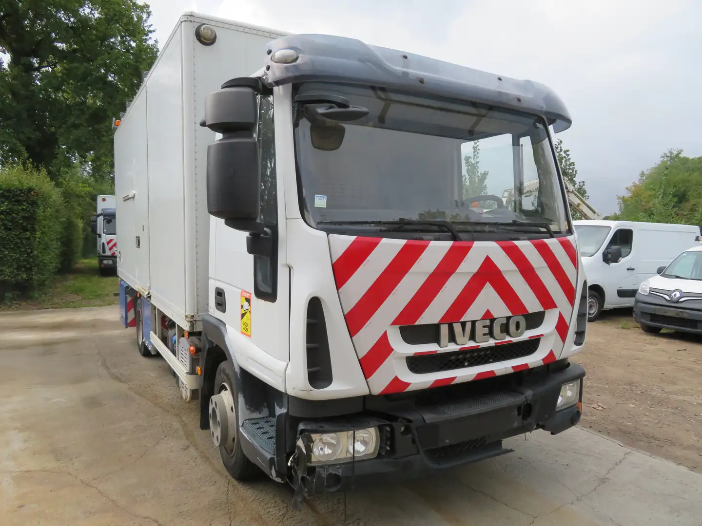 Trucks-Lkw Iveco Eurocargo ML90E18 Bakwagen ingericht Wit - 1
