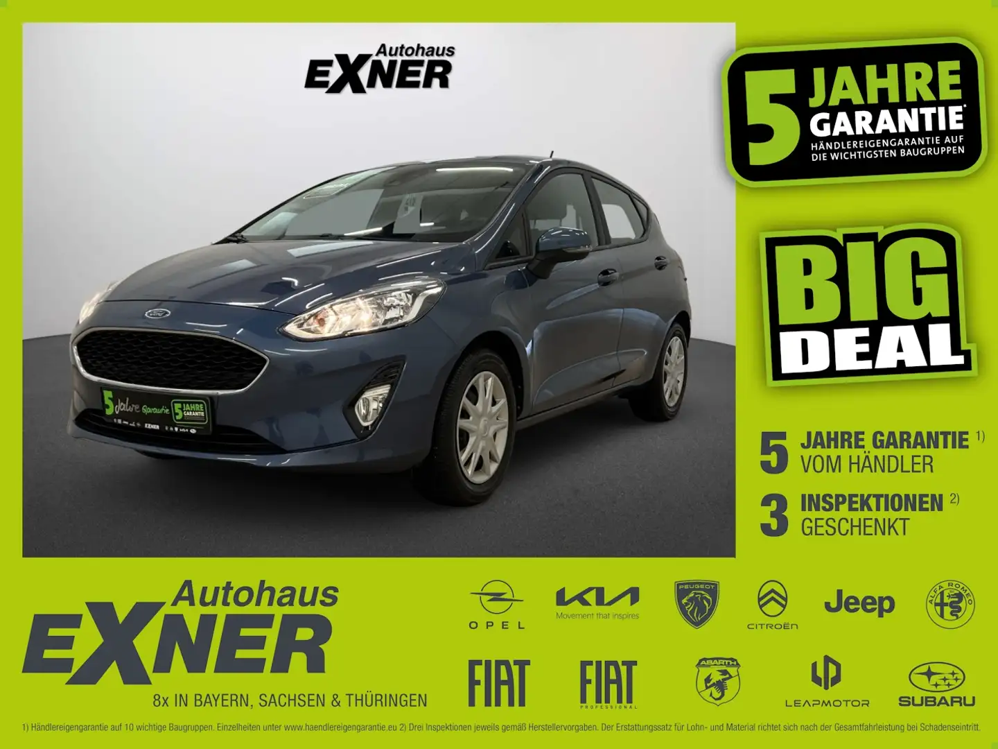 Ford Fiesta 1,0 EcoBoost ACTIVE Klimaaut., Sitzheiz. Azul - 1