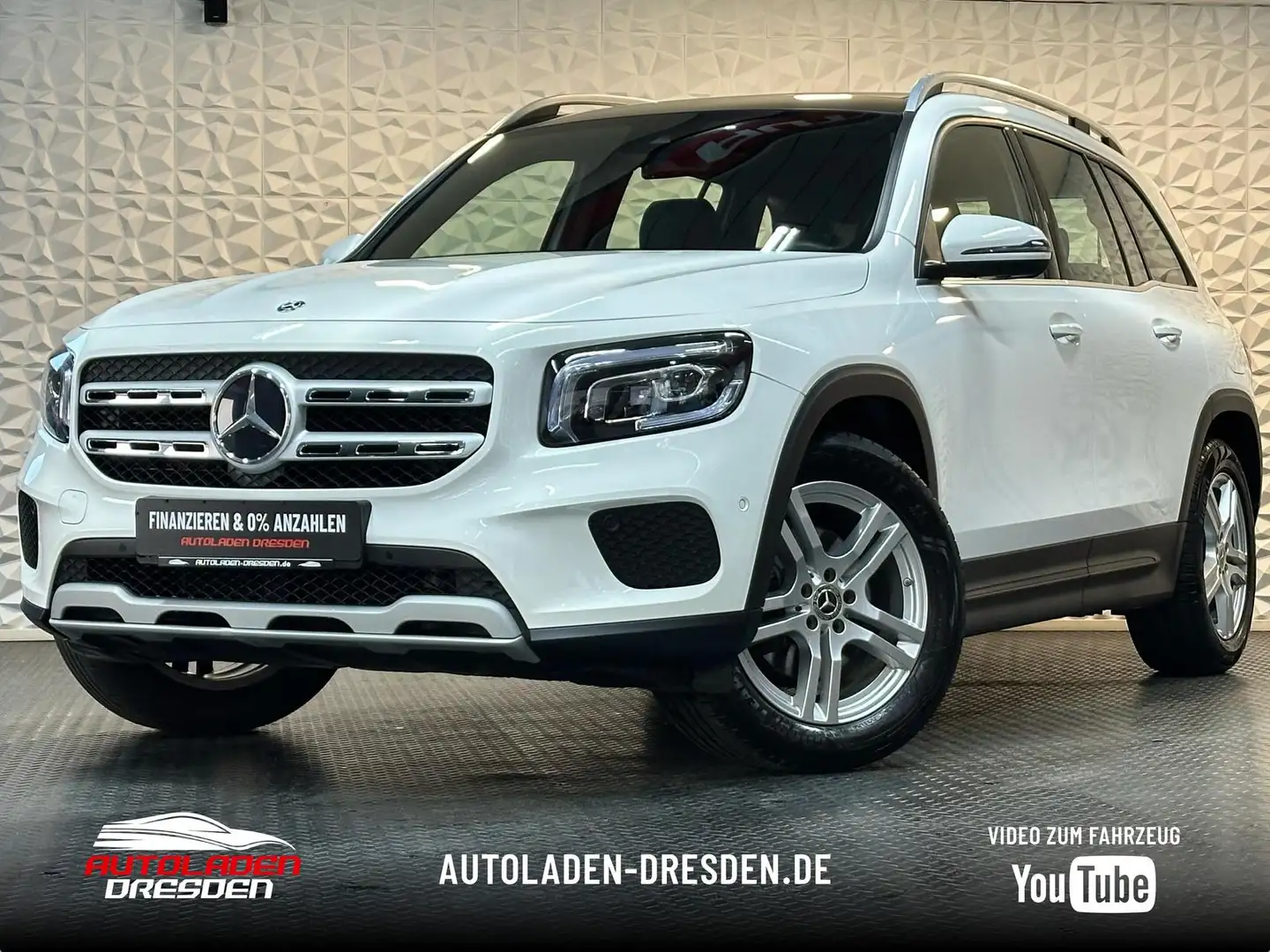 Mercedes-Benz GLB 200 LED#SHZ#TEMPO#SPUR#CAM#NAVI#DAB#KLIMA Weiß - 1