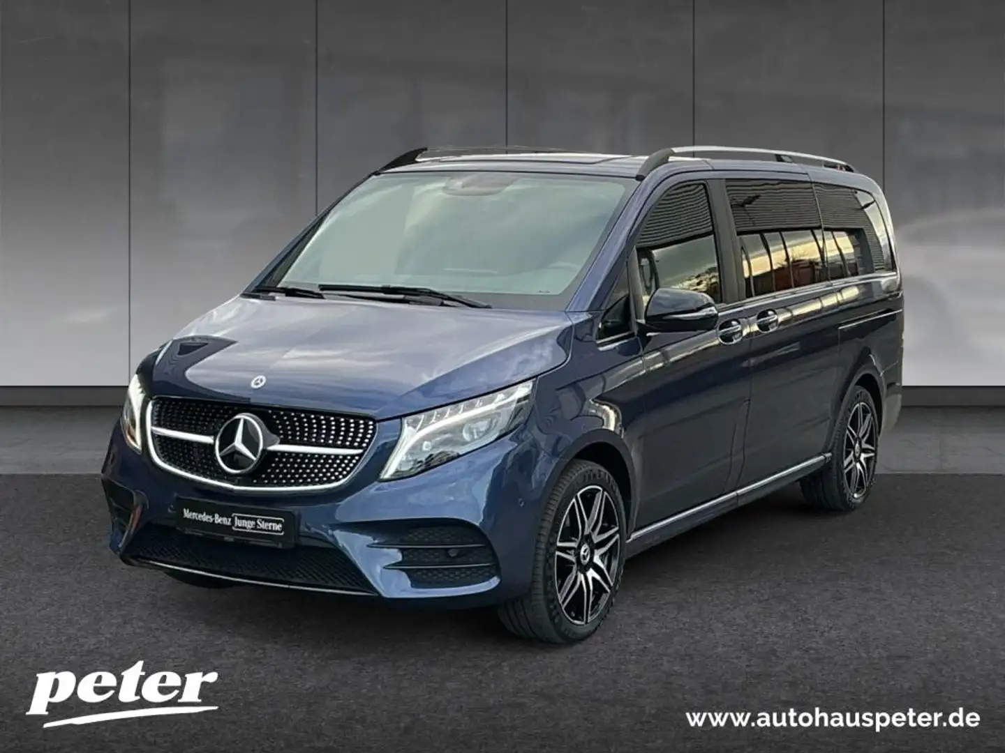 Mercedes-Benz V 300 d 4MATIC AVANTGARDE Lang Night-Paket/AMG Blau - 1