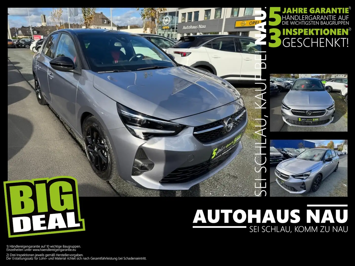 Opel Corsa 1.2 Turbo GS Line mit IntelliLux LED Inkl. Big Dea Zilver - 1