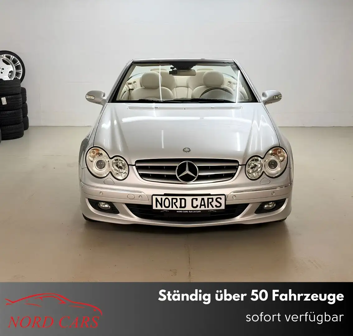 Mercedes-Benz CLK 350 V6 *XENON *MEMORY *NAVI *HARMAN KARDON Silber - 1