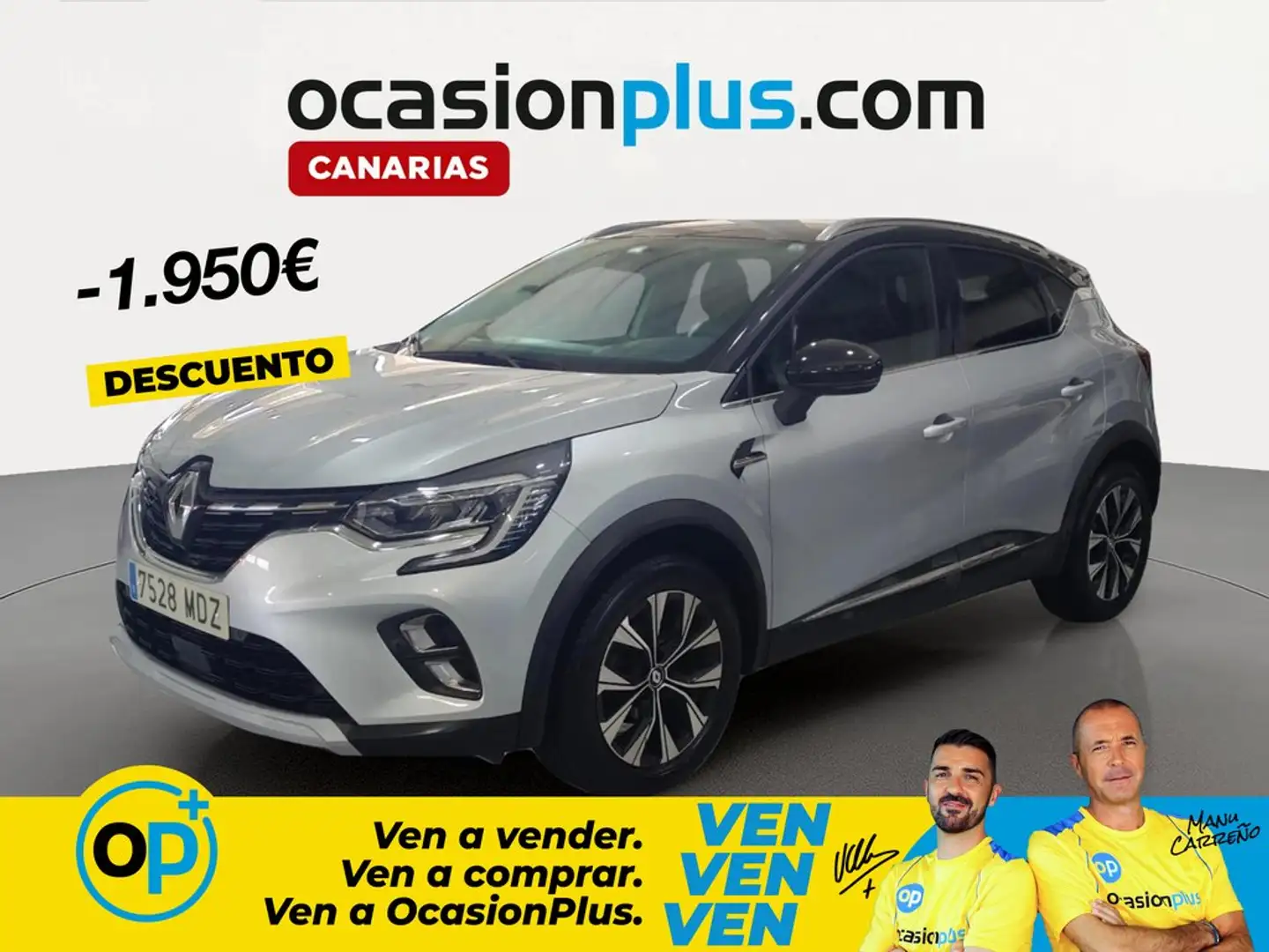 Renault Captur TCe Techno 67kW Gris - 1