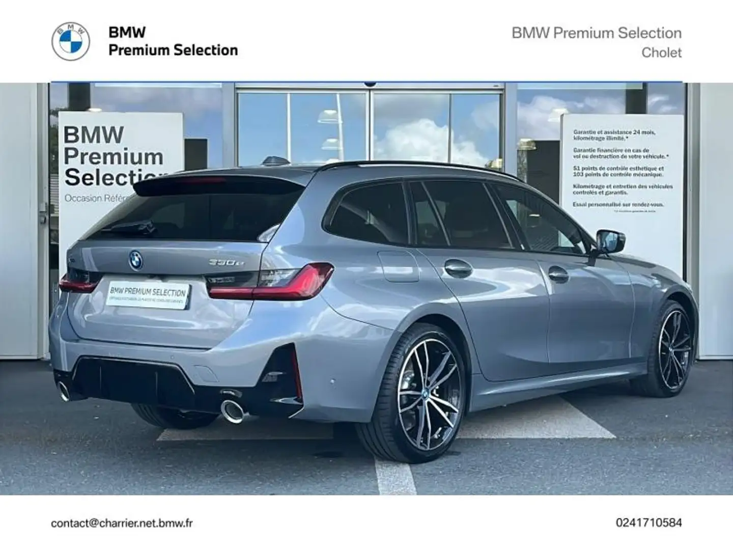 BMW 330 330eA xDrive 292ch M Sport Gris - 2