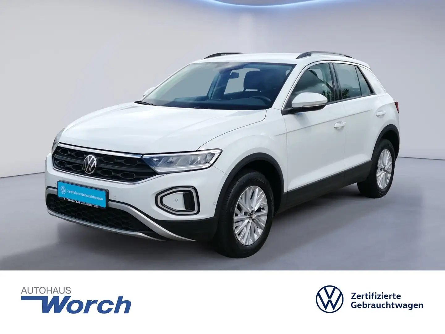 Volkswagen T-Roc 1.0 TSI Life PARKLENK+NAVI+LED Blanc - 1