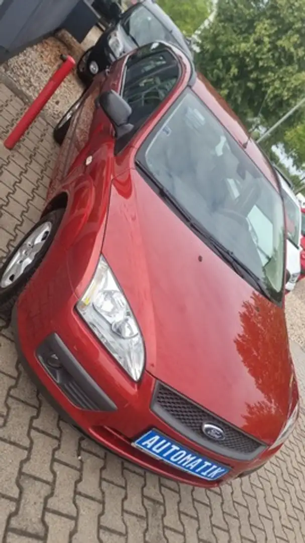 Ford Focus TOURNIER Kombi 1,6 AUTOMATIC + KLIMA Rood - 2