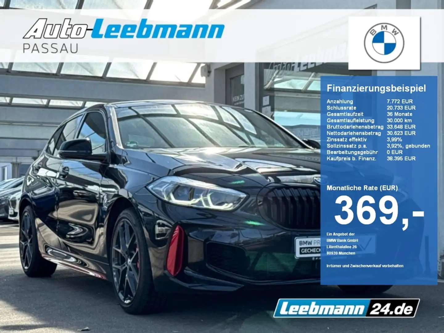 BMW 128 ti RFK/elHeckkl./DrivAss GARANTIE bis 04/2029 Noir - 1
