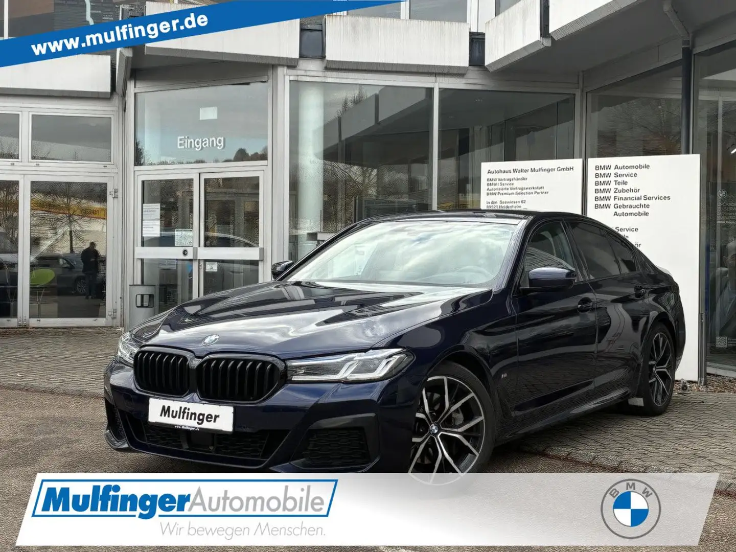 BMW 540 d xDr.M Sport HUD ACC Kamera Laser Standh.AHK Blau - 1