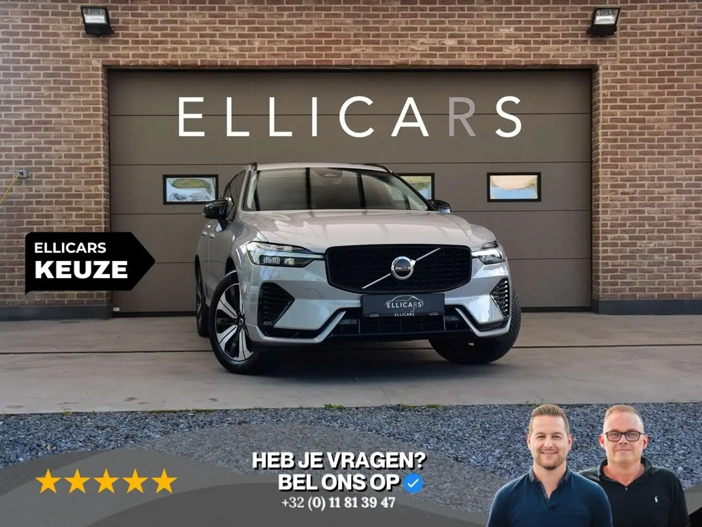 Volvo XC60 2.0 T6 AWD PHEV / PLUS DARK / SCHUIFDAK / CARPLAY Grigio - 1