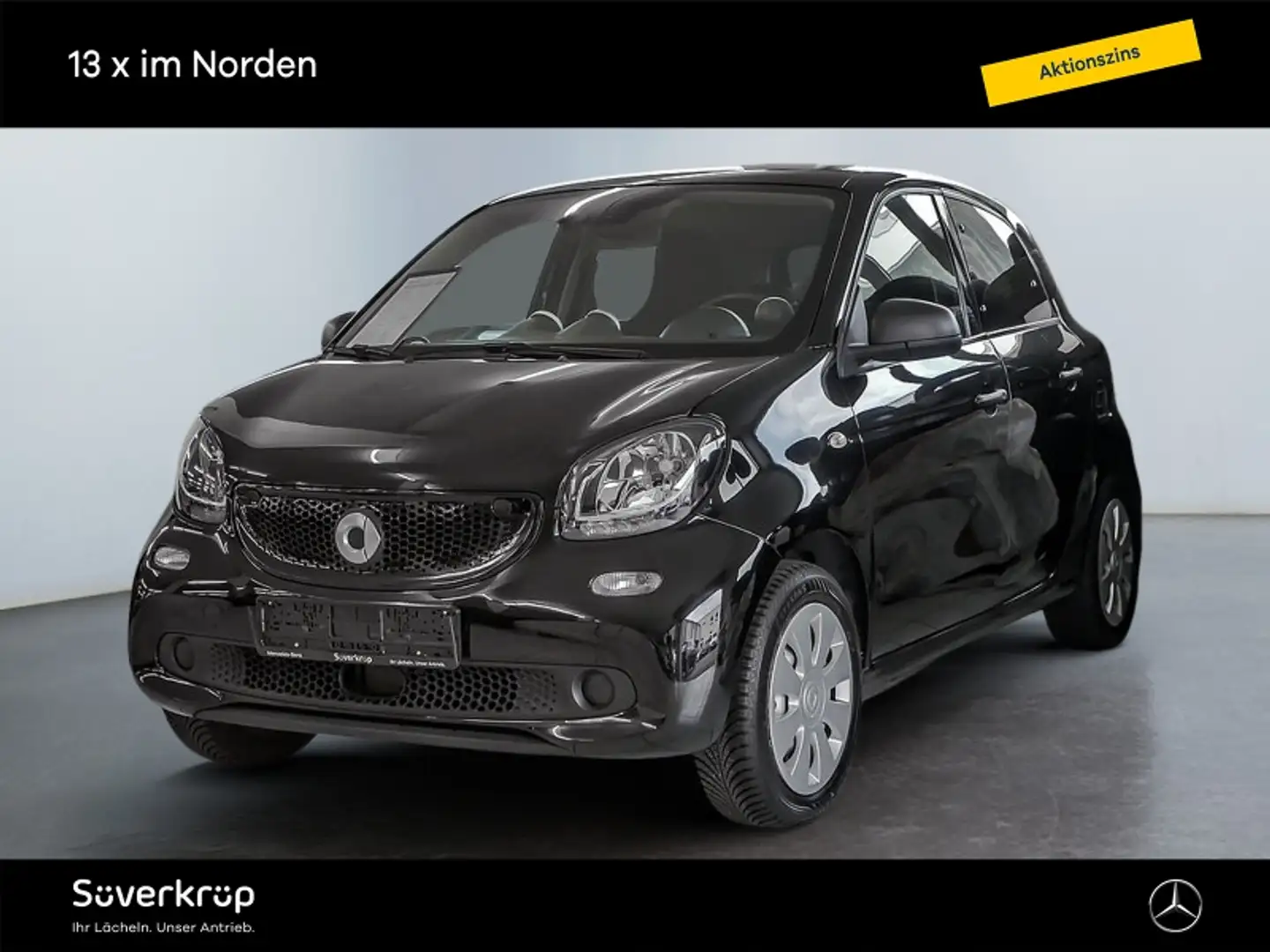 smart forFour electric drive SHZ Schwarz - 1