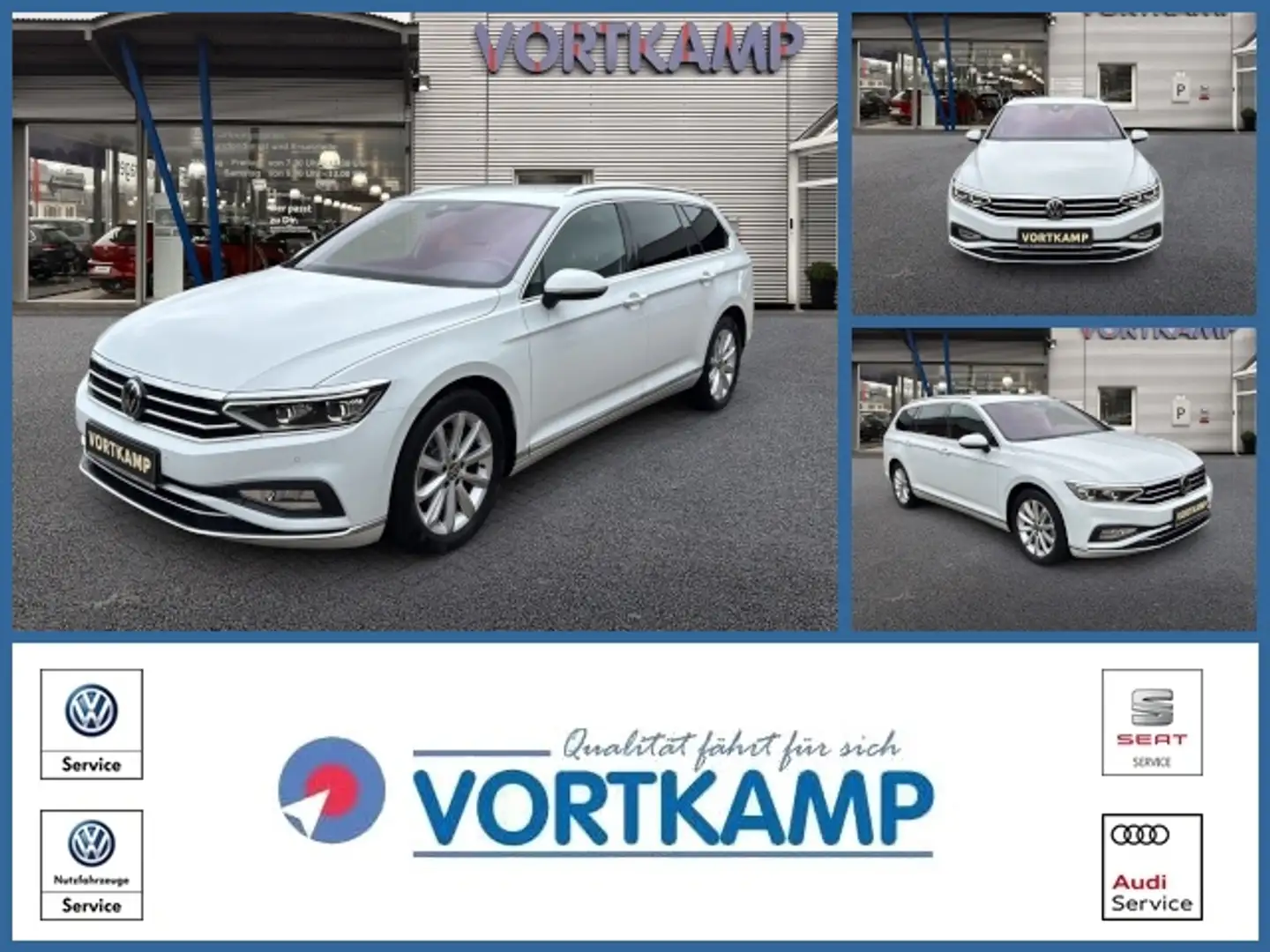 Volkswagen Passat Variant Elegance 2.0 TDI DSG AHK Weiß - 1