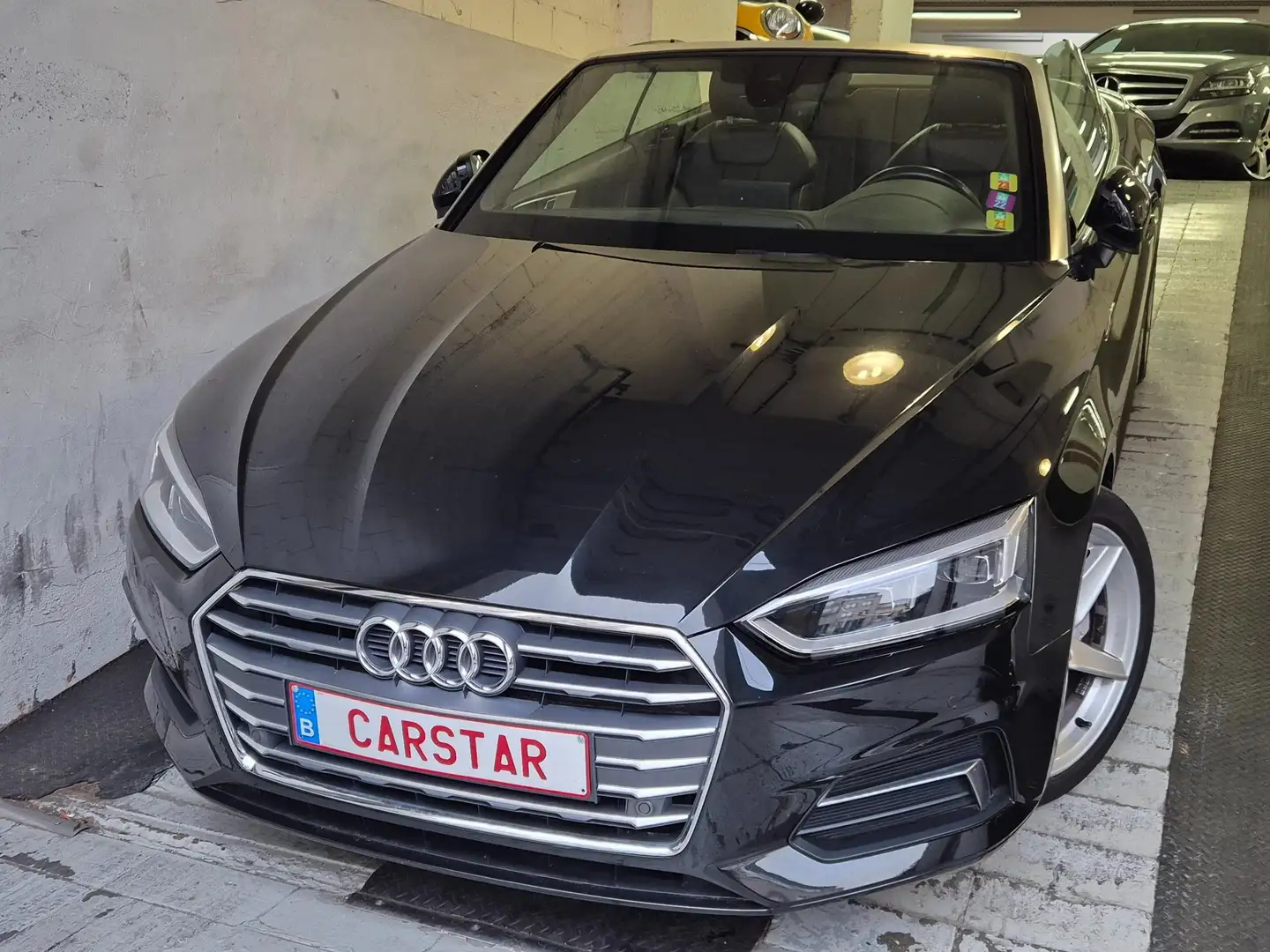 Audi A5 A5 Cabriolet  3.0 TDI  .12 MOIS GARANTIE .EURO 6b Zwart - 1