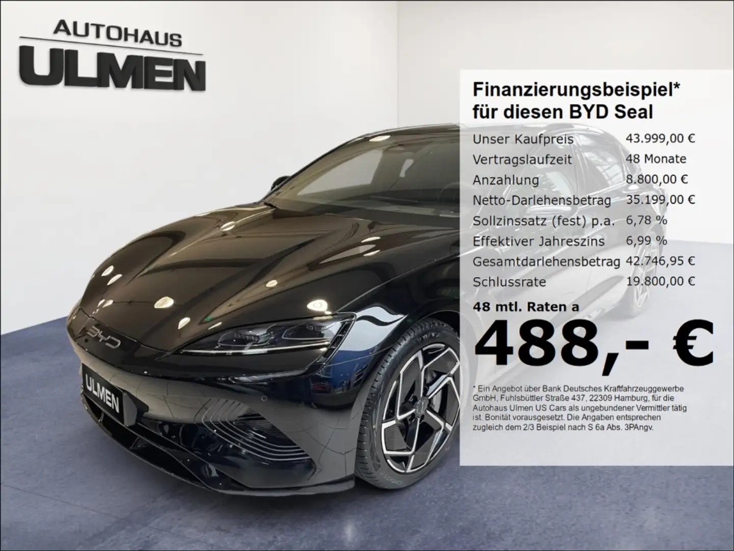 BYD Seal Excellence 530PS AWD HUD Pano 360°Cam Soundsystem Nero - 1