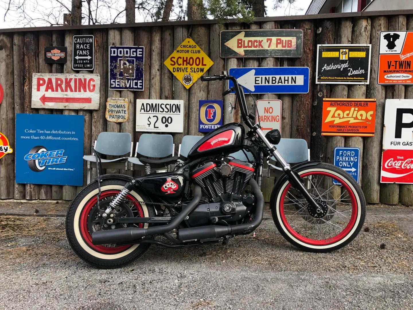 Harley-Davidson 1200 Custom Sportster Czarny - 1