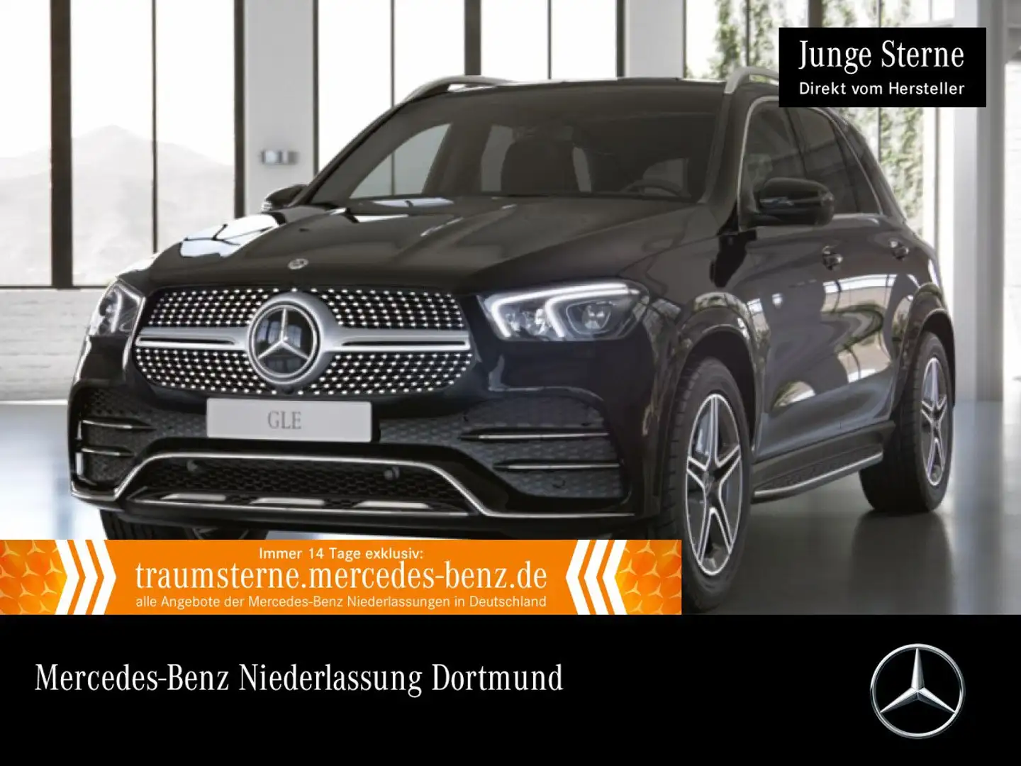Mercedes-Benz GLE 300 d 4M AMG+PANO+360+LED+FAHRASS+20"+9G Schwarz - 1