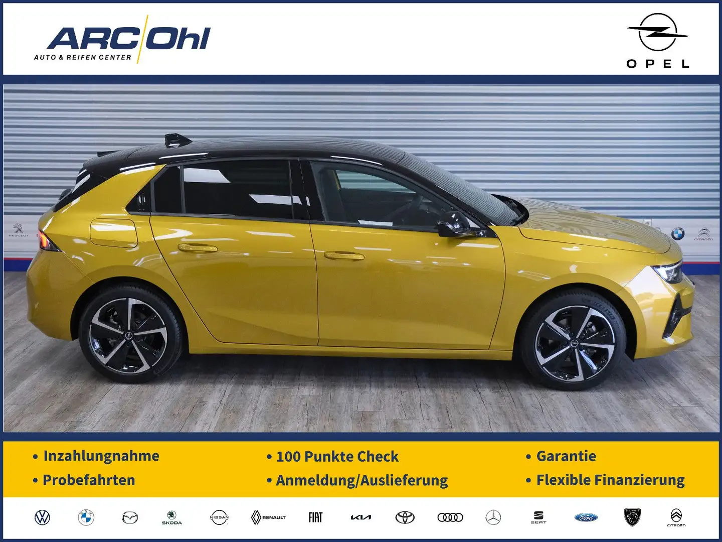 Opel Astra L 1.2 GS *NAVI/HEADUP/HIFI/MATRIX/SHZ/360 Giallo - 1