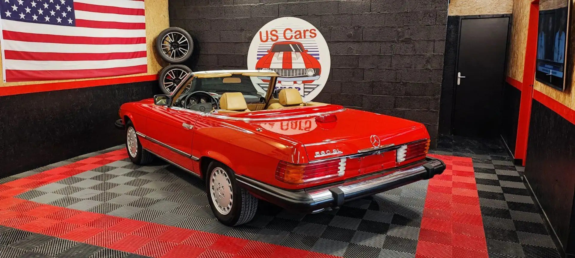 Mercedes-Benz 560 SL - 1987 Червоний - 2