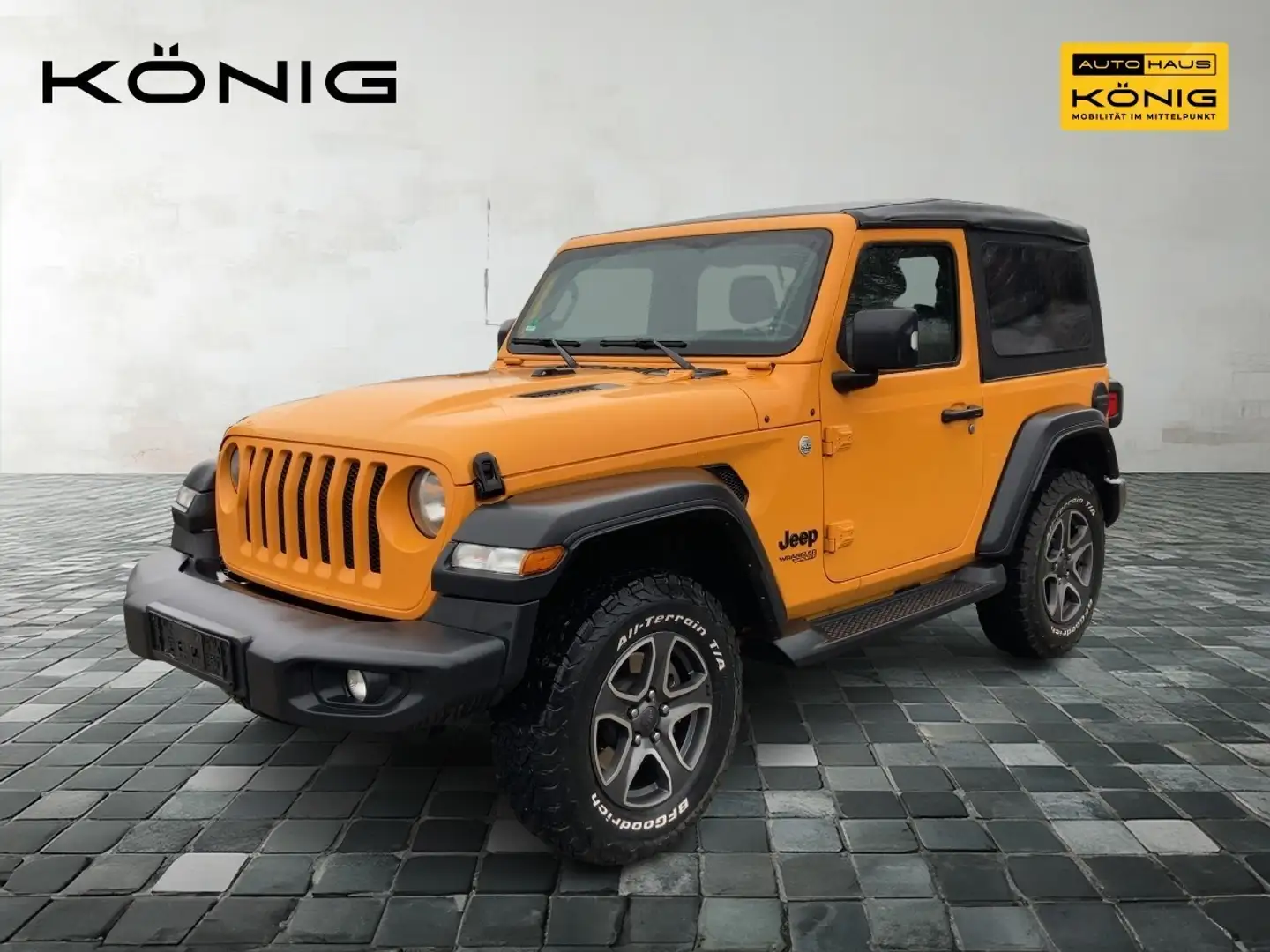 Jeep Wrangler Sport 2.0l T-GDI Allrad Soft Top 199kW Orange - 1