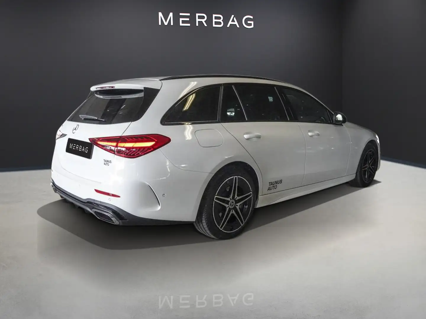 Mercedes-Benz C 300 AMG-NIGHT-DISTRONIC-PANO-AHK-UVP 80.200,- Bianco - 2
